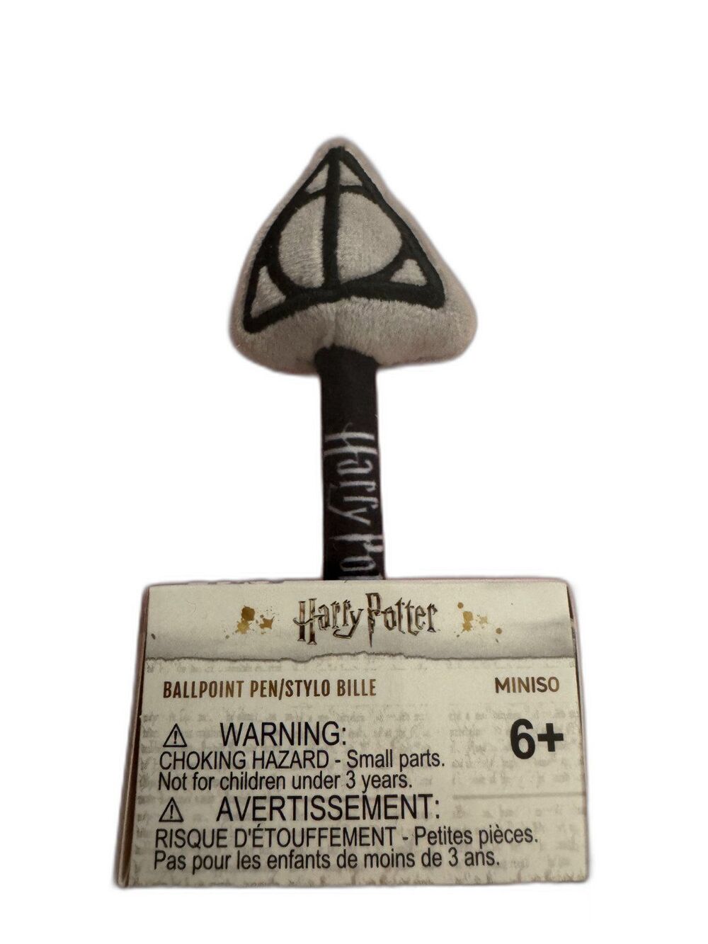 Miniso Harry Potter Ballpoint Pen Deathly Hallows Plush NEW